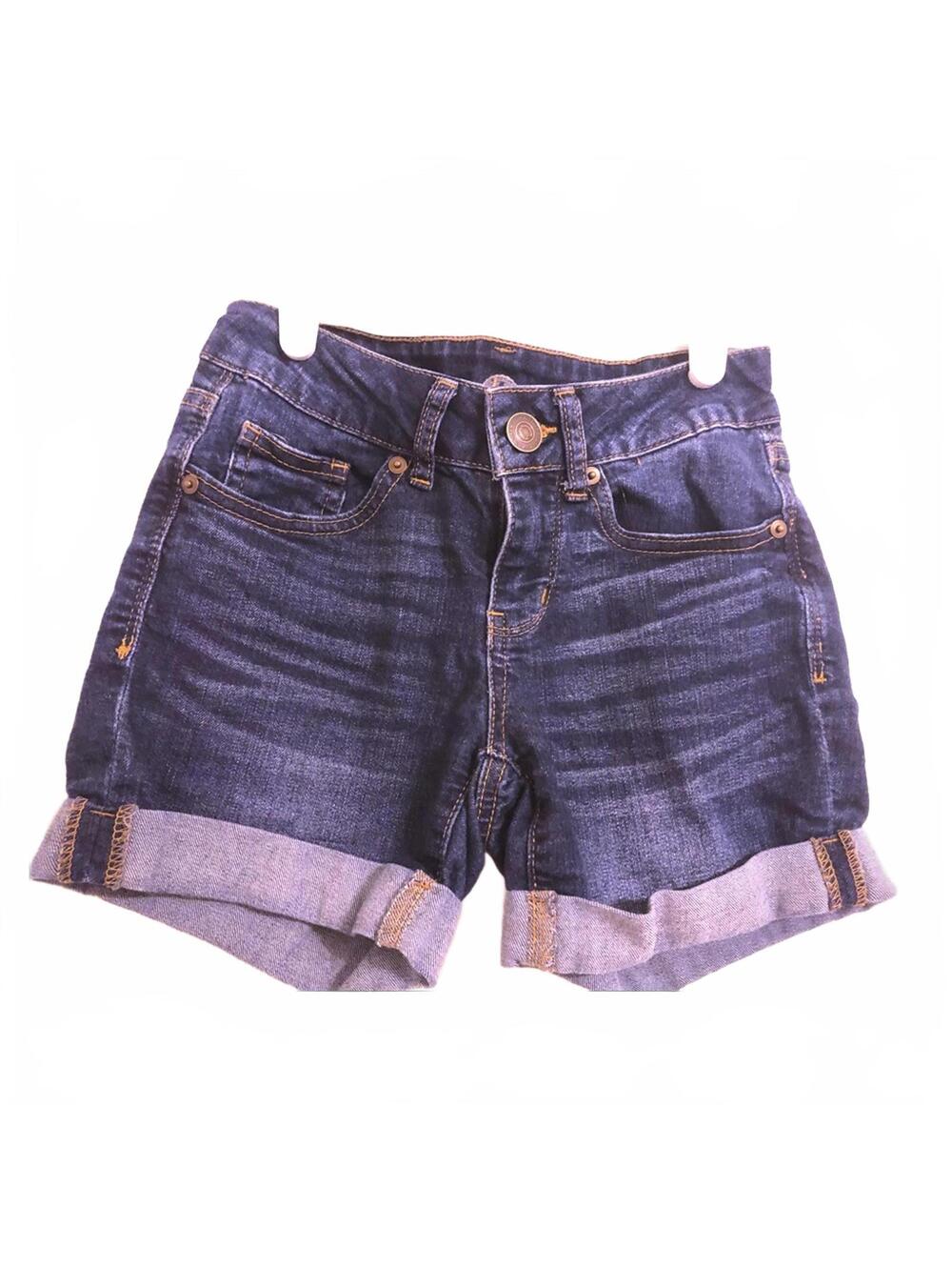 Juniors Midi Denim Shorts